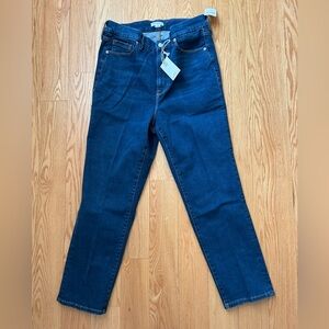 NWT Good American Slim Straight Jeans